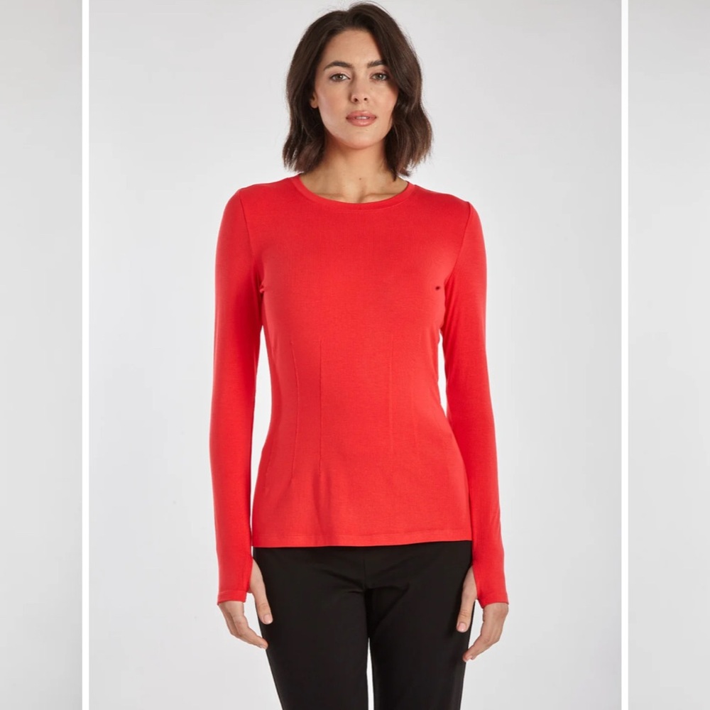 CAPSULE 121 The Martin Tee (Women's Red Long Sleeve Top)